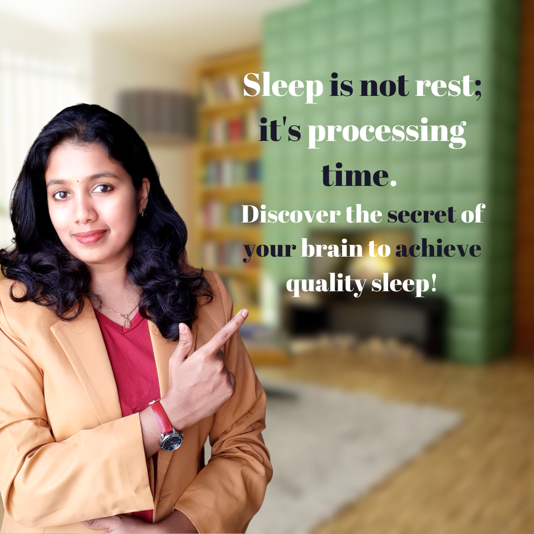 Sleep is not rest; it's processing time. Discover the secret of your brain to achieve quality sleep!